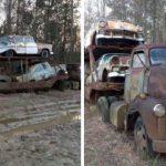 Пропавший 60 лет назад автопоезд найден с ключами в замке